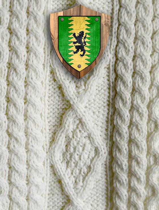Aran Cashmere O'Hara Clan Aran Throw