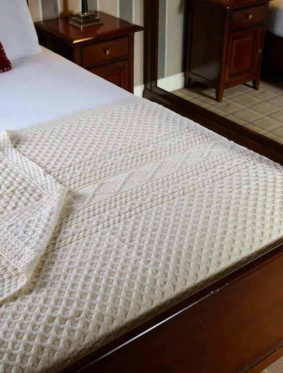 aran cashmere O'Hara Clan Aran Throw