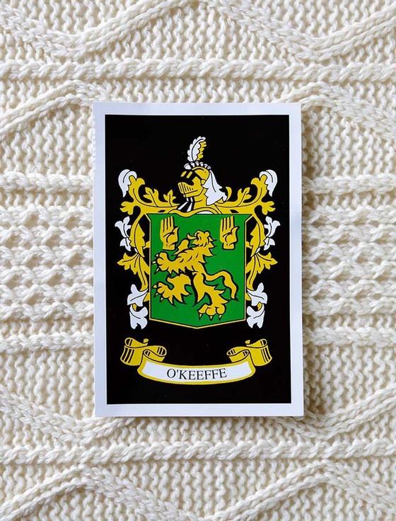 Aran Cashmere O'Keeffe Clan Aran Bed Runner