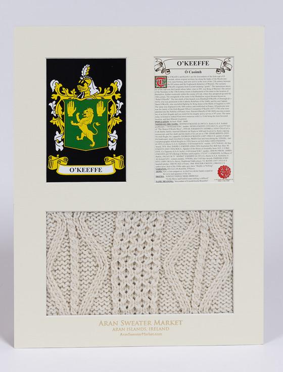 Aran Cashmere O'Keeffe Clan Aran & History Display
