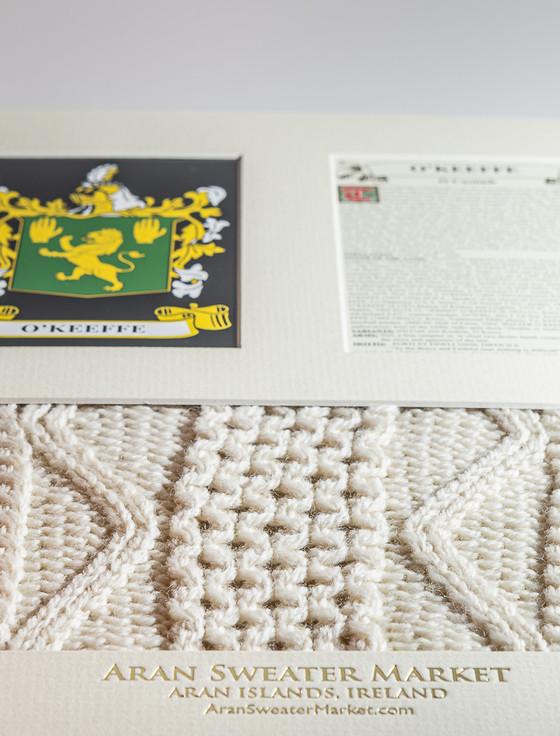 Aran Cashmere O'Keeffe Clan Aran & History Display