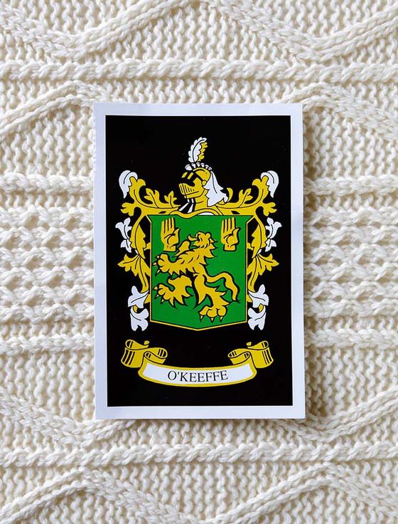 Aran Cashmere O'Keeffe Clan Aran Throw