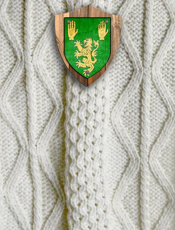 Aran Cashmere O'Keeffe Clan Aran Throw