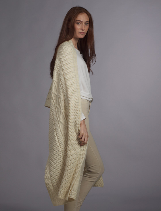 Aran Cashmere O'Keeffe Clan Aran Wrap