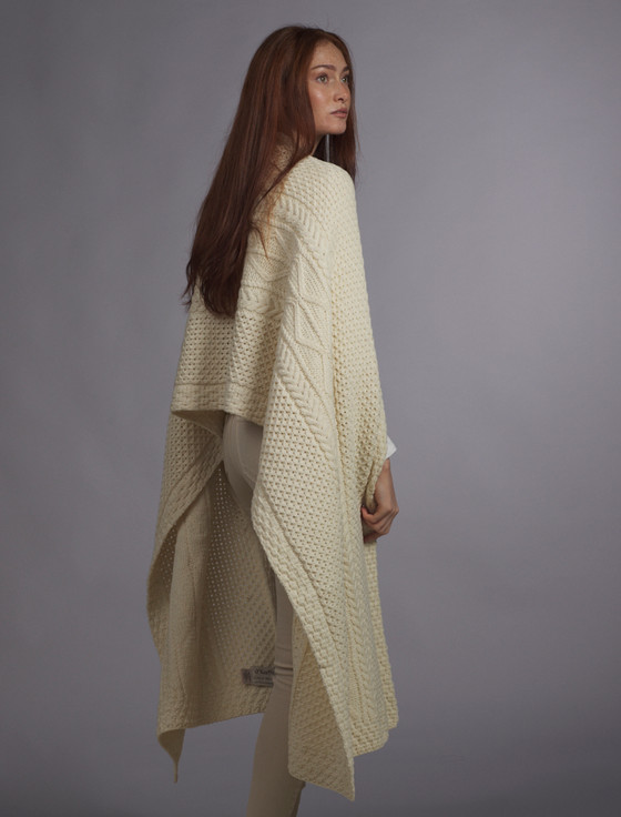Aran Cashmere O'Keeffe Clan Aran Wrap