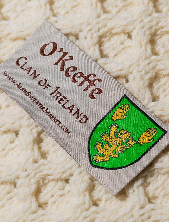 Aran Cashmere O'Keeffe Clan Scarf