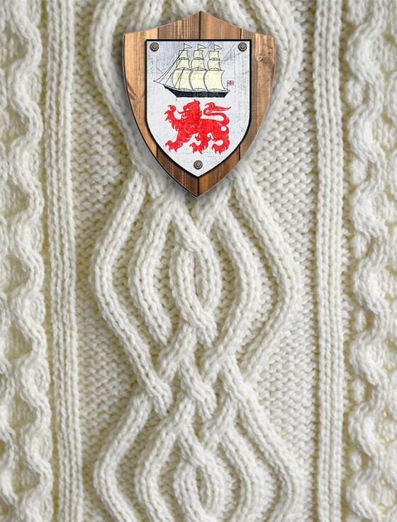 Aran Cashmere O'Leary Clan Aran Bed Runner