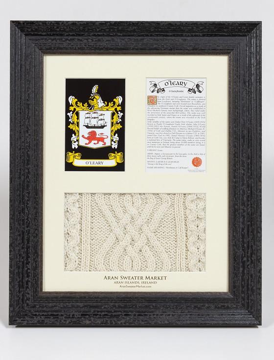 aran cashmere O'Leary Clan Aran & History Display