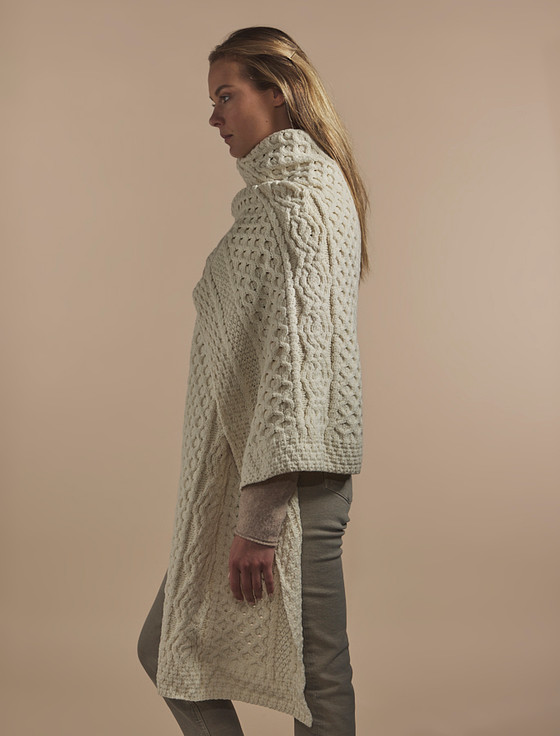 Aran Cashmere O'Leary Clan Aran Wrap