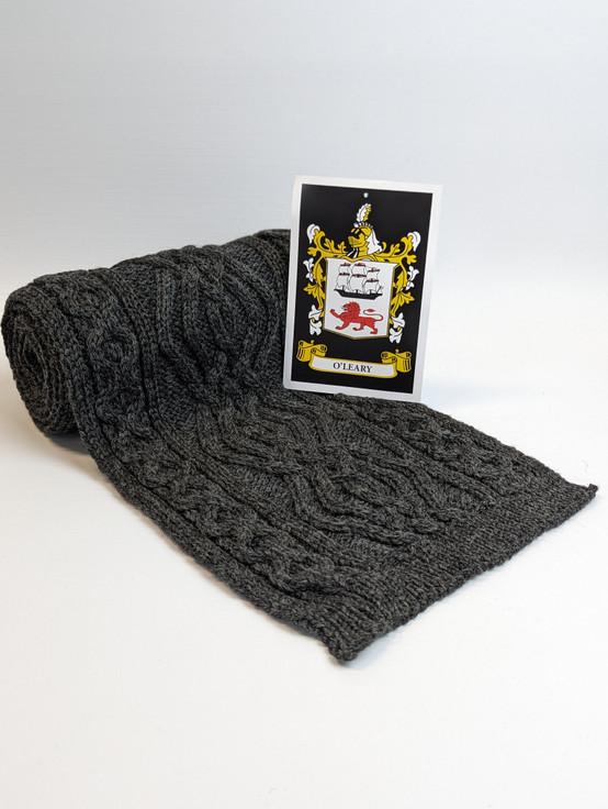 Aran Cashmere O'Leary Clan Scarf