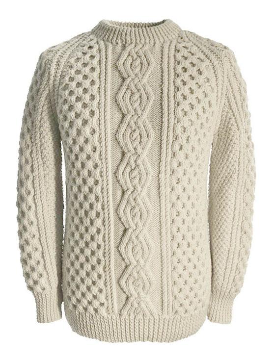 aran cashmere O'Leary Clan Sweater