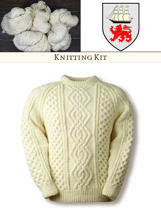 aran cashmere O'Leary Knitting Kit