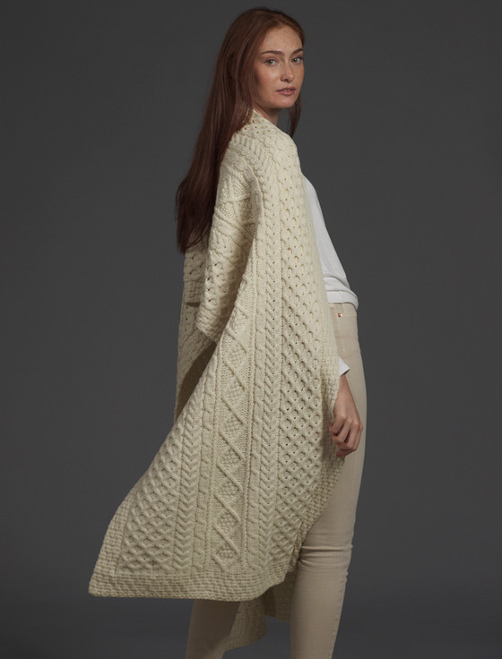 Aran Cashmere O'Mahony Clan Aran Wrap