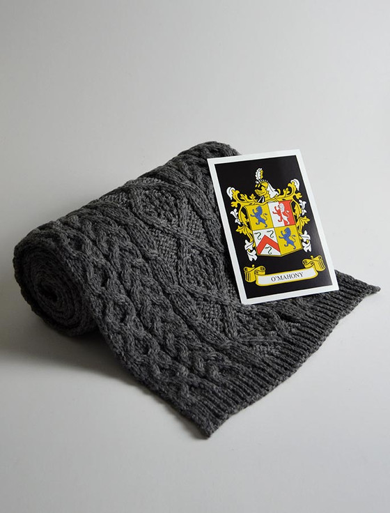 Aran Cashmere O'Mahony Clan Scarf