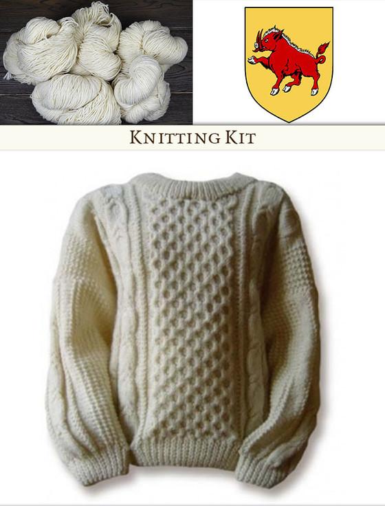 aran cashmere O'Malley Knitting Kit