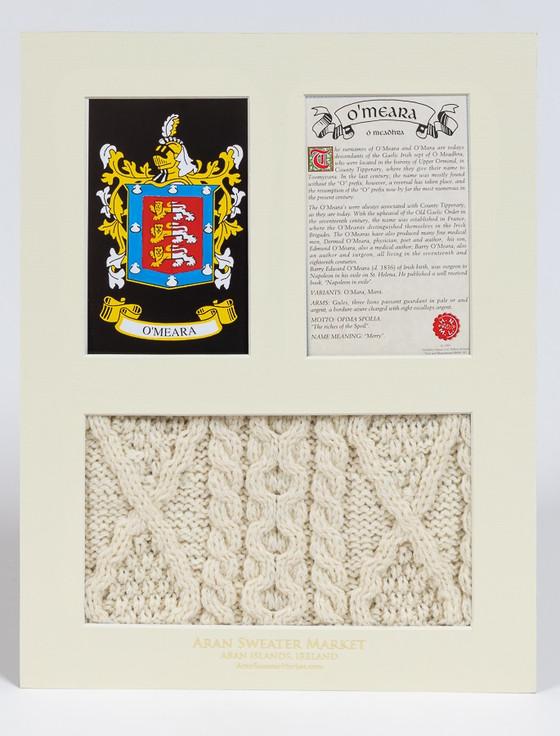 Aran Cashmere O'Meara Clan Aran & History Display