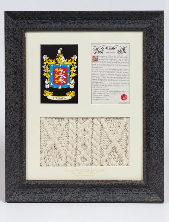 aran cashmere O'Meara Clan Aran & History Display