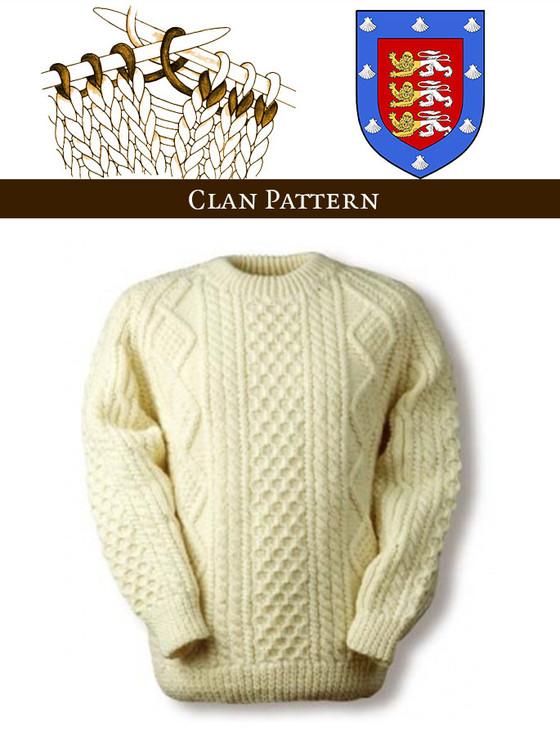 aran cashmere O'Meara Knitting Pattern