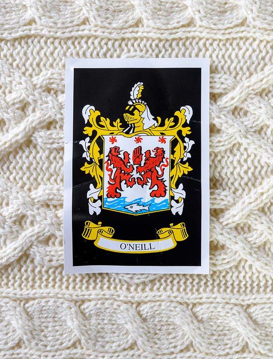 Aran Cashmere O'Neill Clan Aran Throw