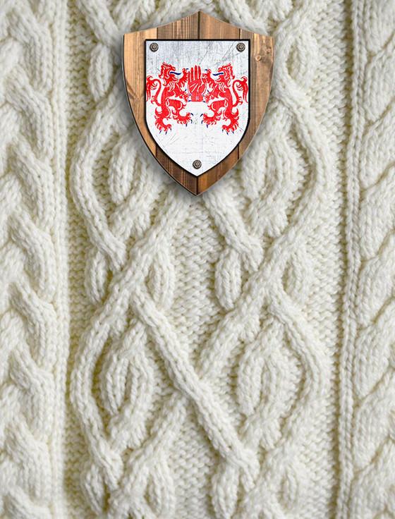 Aran Cashmere O'Neill Clan Aran Throw