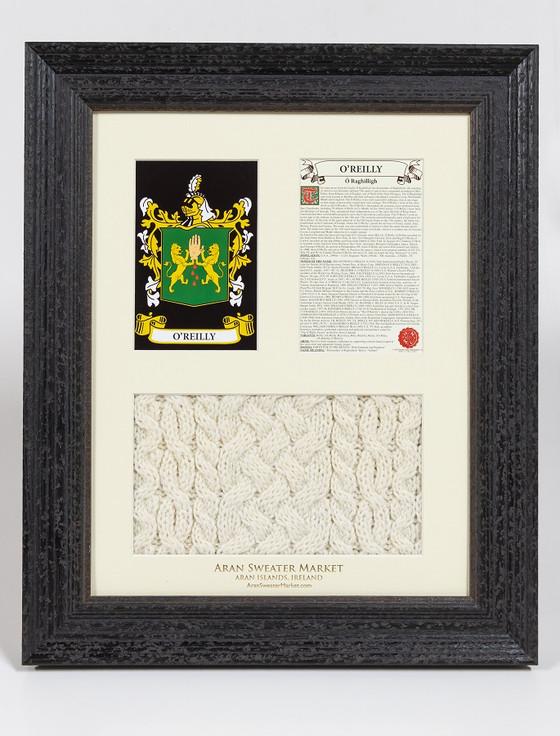 aran cashmere O'Reilly Clan Aran & History Display