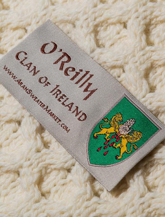 Aran Cashmere O'Reilly Clan Aran Poncho