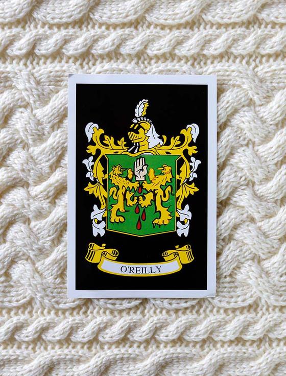 Aran Cashmere O'Reilly Clan Aran Throw