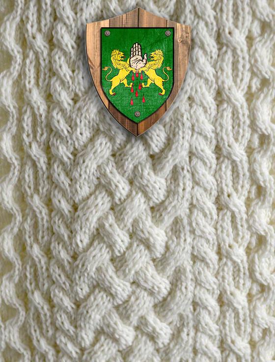 Aran Cashmere O'Reilly Clan Aran Throw