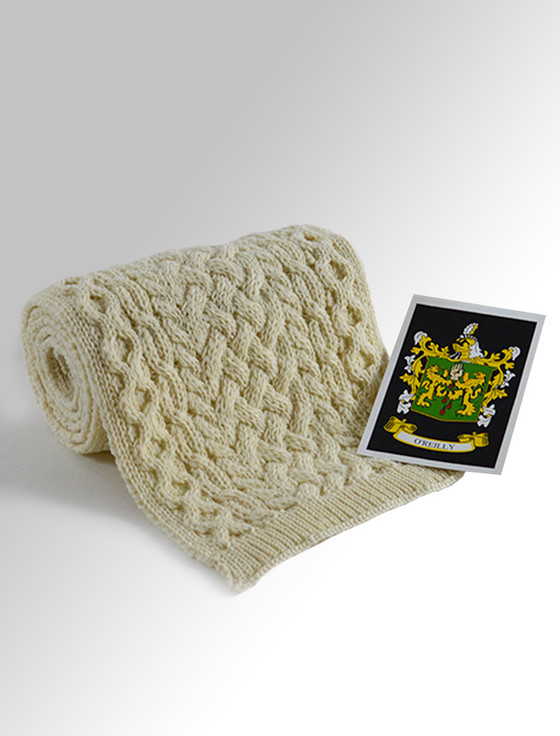 aran cashmere O'Reilly Clan Scarf