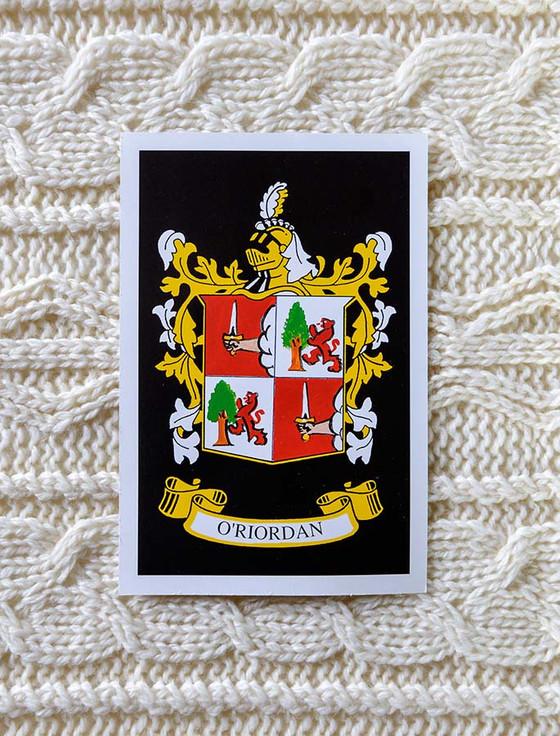Aran Cashmere O'Riordan Clan Aran Throw
