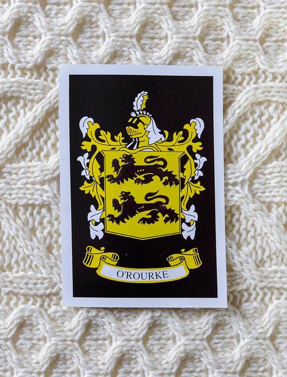 Aran Cashmere O'Rourke Clan Aran Throw