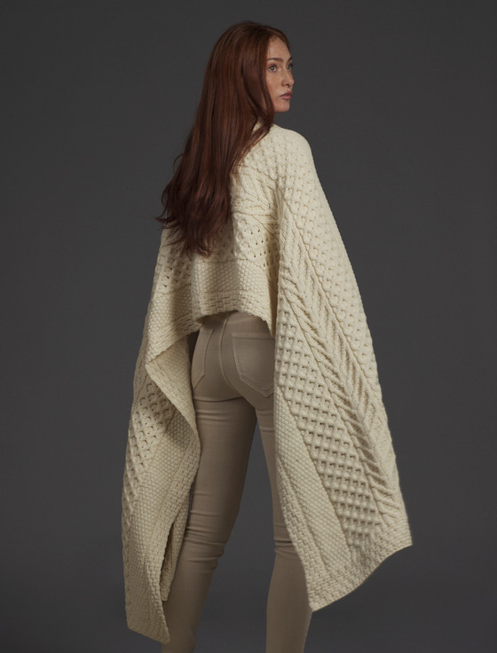 Aran Cashmere O'Rourke Clan Aran Wrap