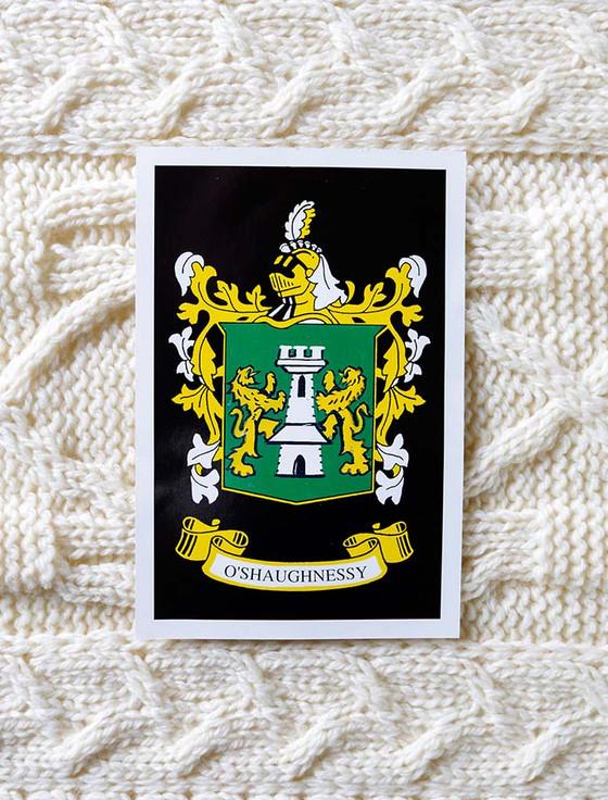 Aran Cashmere O'Shaughnessy Clan Aran Throw