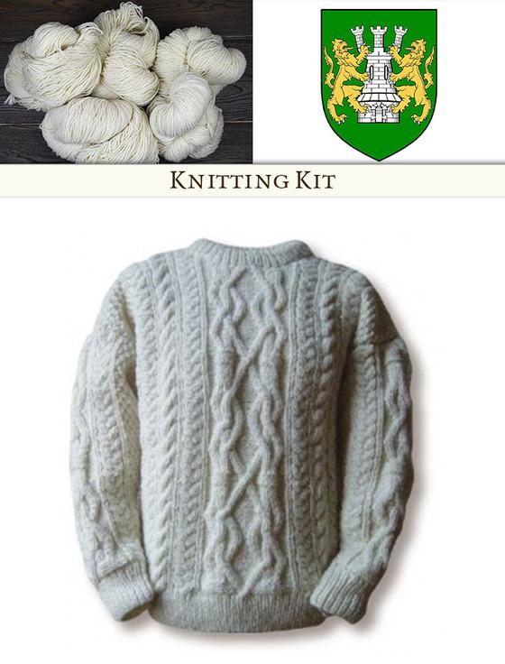 aran cashmere O'Shaughnessy Knitting Kit