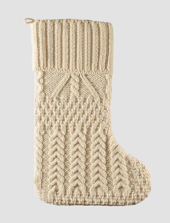 aran cashmere O'Shea Clan Christmas Stocking