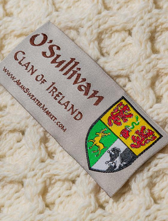 Aran Cashmere O'Sullivan Clan Aran Poncho