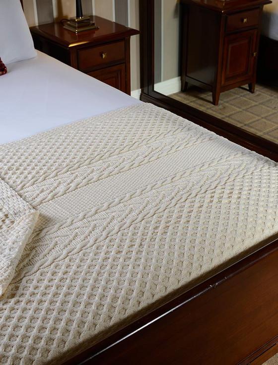 aran cashmere O'Sullivan Clan Aran Throw
