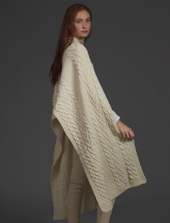 Aran Cashmere O'Sullivan Clan Aran Wrap