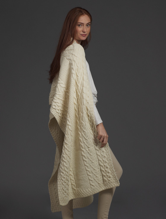 Aran Cashmere O'Sullivan Clan Aran Wrap