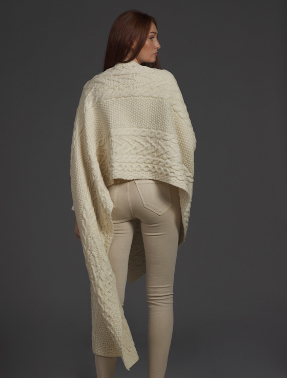 Aran Cashmere O'Sullivan Clan Aran Wrap