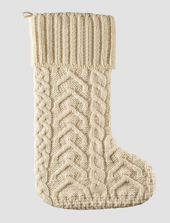 aran cashmere O'Sullivan Clan Christmas Stocking