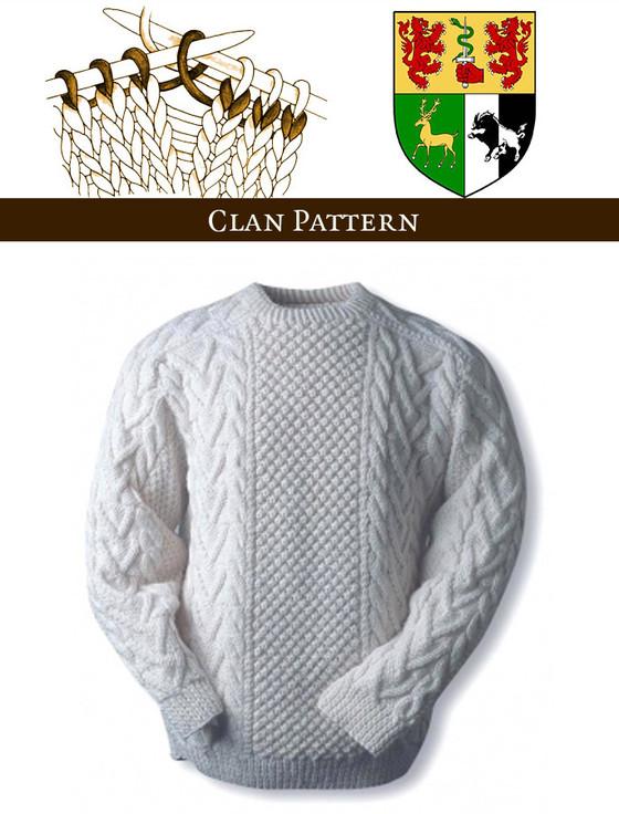 aran cashmere O'Sullivan Knitting Pattern