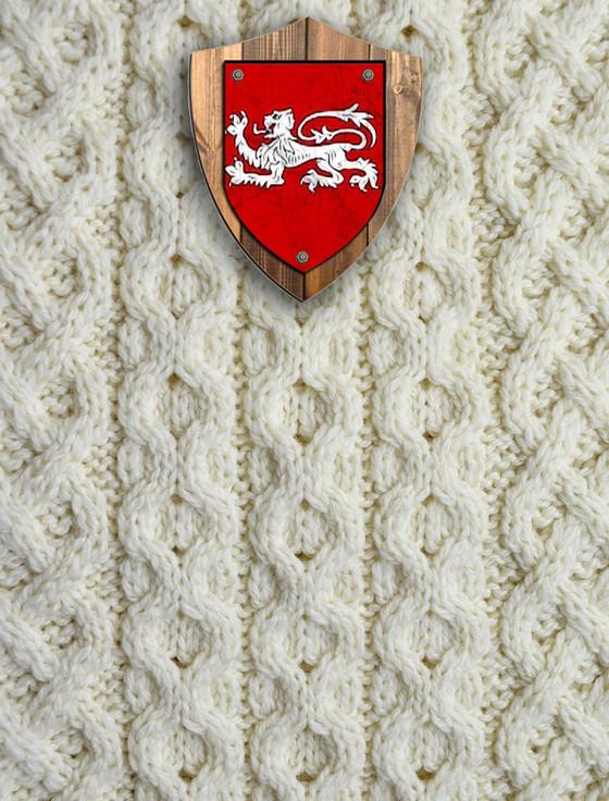 aran cashmere O'Toole Clan Aran Throw