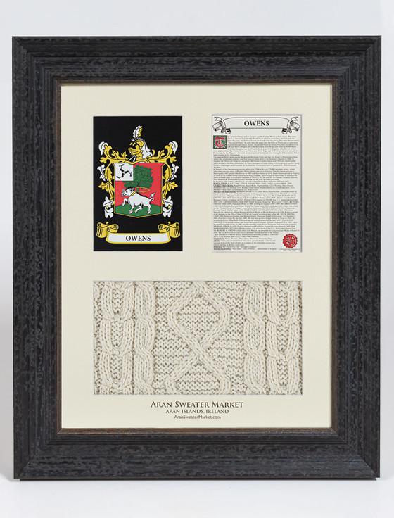 aran cashmere Owens Clan Aran & History Display
