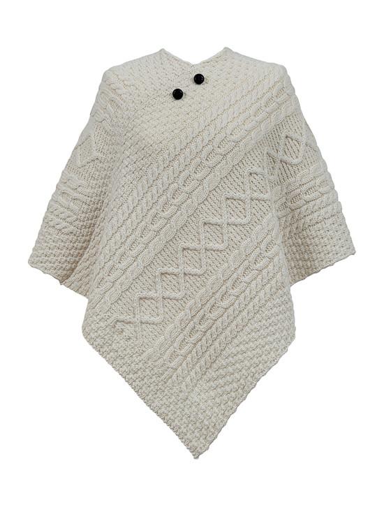 aran cashmere Owens Clan Aran Poncho