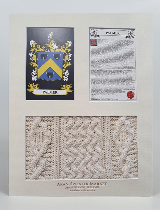 Aran Cashmere Palmer Clan Aran & History Display