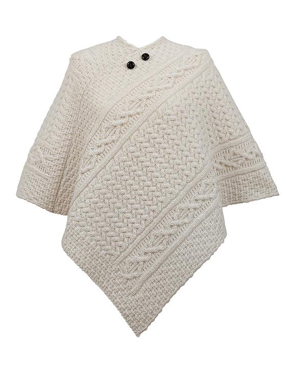 aran cashmere Palmer Clan Aran Poncho