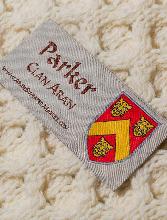 Aran Cashmere Parker Clan Aran Poncho