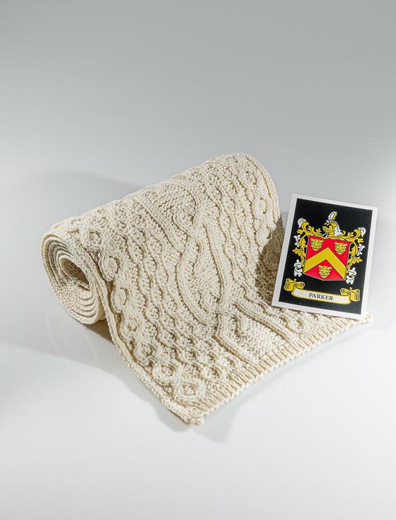 aran cashmere Parker Clan Scarf