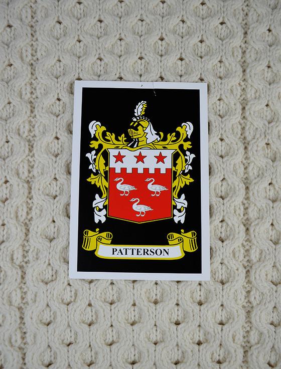 Aran Cashmere Patterson Clan Scarf